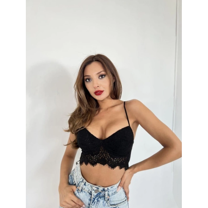 SİYAH TÜL BRALET