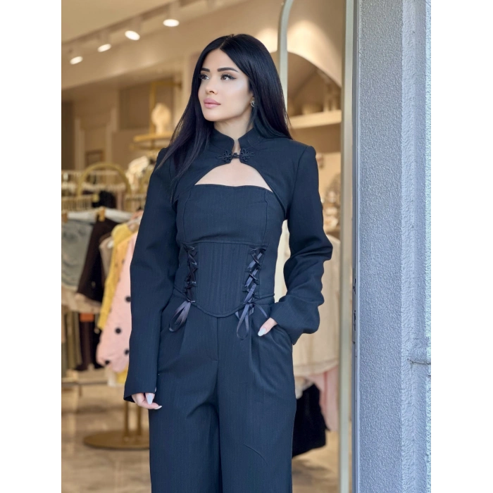 SİYAH ÜÇLÜ TAKIM NX