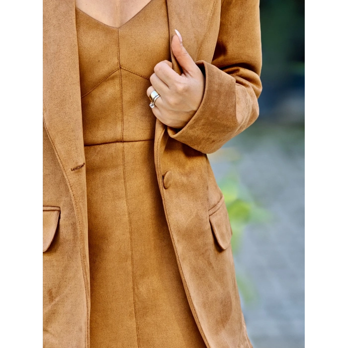 TABA SÜET BLAZER CEKET