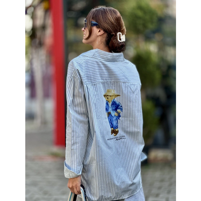 TEDDY ÇİZGİLİ GÖMLEK