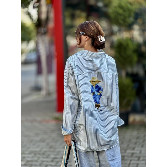 TEDDY ÇİZGİLİ GÖMLEK