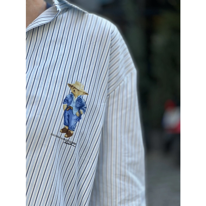 TEDDY ÇİZGİLİ GÖMLEK