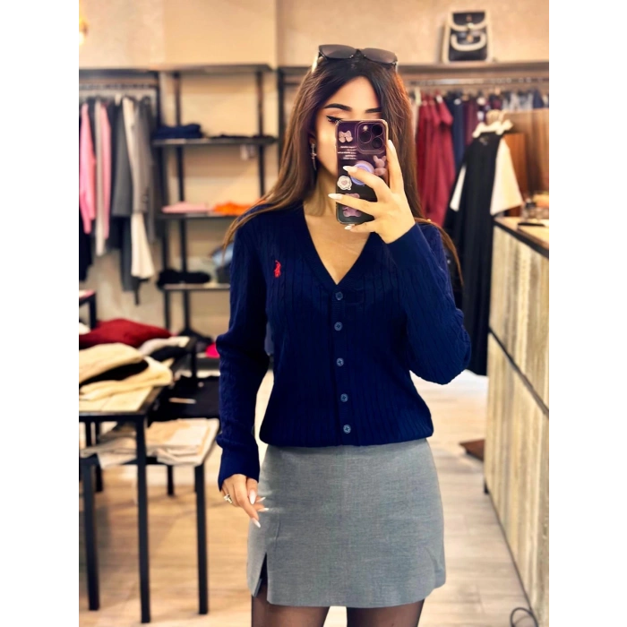 TRİKO SAÇ ÖRGÜLÜ HIRKA