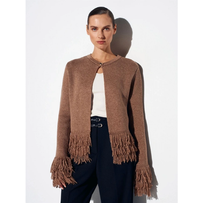 VİZON PÜSKÜL KOL DÜĞMELİ HIRKA