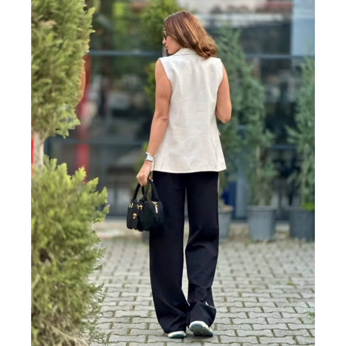 YANI ŞERİTLİ PANTOLON