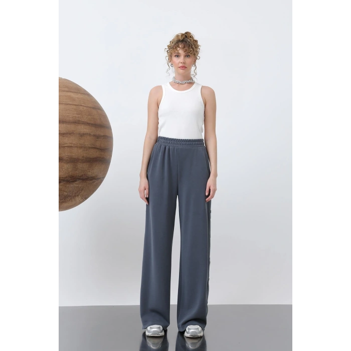 YANLARI ÇITÇITLI MODAL PANTOLON