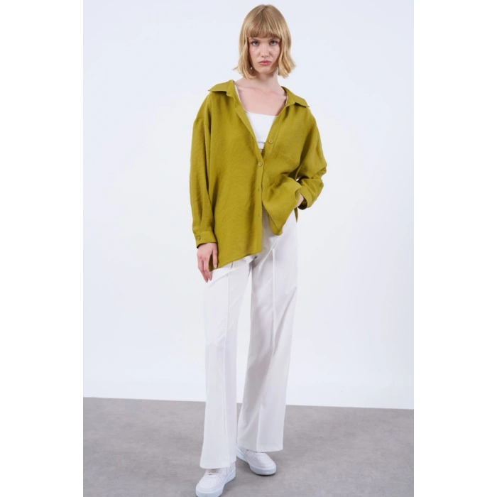 YARASA KOL STANDART BEDEN GÖMLEK