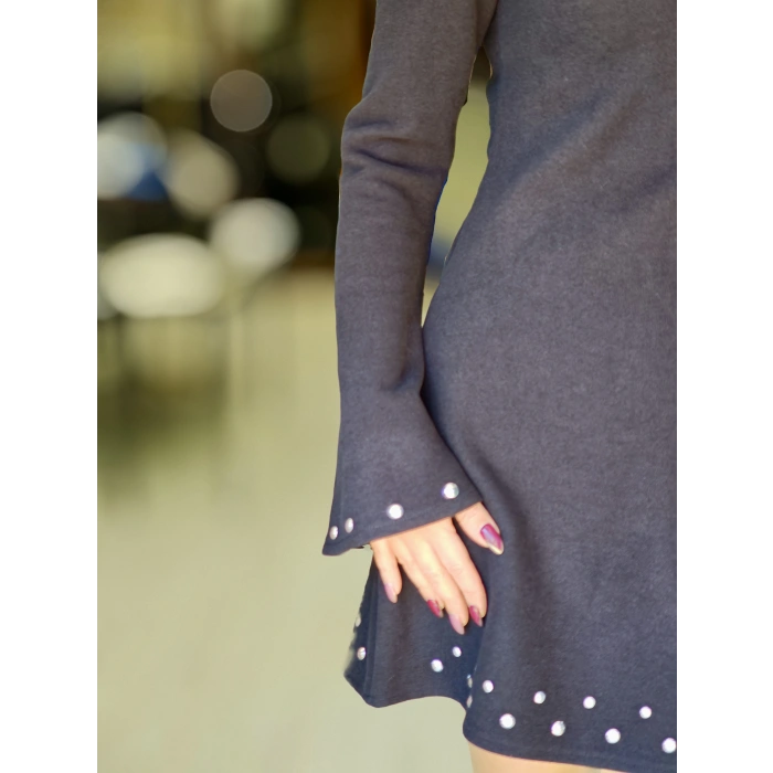 ZIMBALI SİYAH ELBİSE