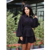 SİYAH GÖMLEK ELBİSE