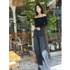 TAŞLI SİYAH JEAN İTS