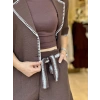 KEMERLİ KAHVE ŞORT