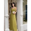 YAĞ YEŞİLİ ŞİFON ELBİSE MSS