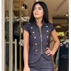 DÜĞMELİ JEAN TAKIM