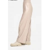 BEJ DERİ PALAZZO PANTOLON