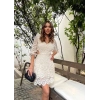 Bel Dekolte Detaylı Dantel ELbise