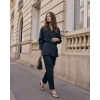 BELİ LASTİKLİ LACİVERT PANTOLON ANTCH