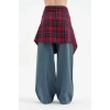 GÖMLEK DETAY JEAN PANTOLON W3