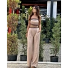 İŞLEME DETAYLI CROP PANTOLON TAKIM