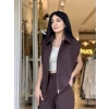 KAHVE IŞILTILI BALON YELEK