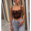 KAHVELİ LEOPAR BÜSTİYER W3