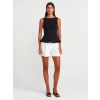 KAYIK YAKA PEPLUM TOP