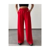 KIRMIZI BELİLASTİKLİ PANTOLON