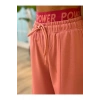 PEMBE BEL LASTİK DETAY PANTOLON