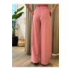 PEMBE BEL LASTİK DETAY PANTOLON