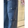 SİYAH NAPOLYON DETAY TASARIM PANTOLON W3