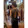 SİYAH TÜL DETAY SATEN ELBİSE LCH