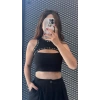 TAŞLI CROP TOP