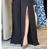 YIRTMAÇLI SİYAH MOSS PANTOLON