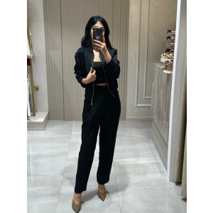 KIRIŞIK SATEN DOKULU PANTOLON