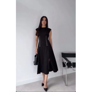 KANCALI SİYAH ELBİSE