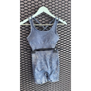 ALPHA YIKAMALI MAVİ ŞORTLU TAKIM