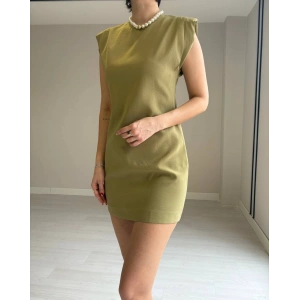 HAKİ VATKALI ELBİSE