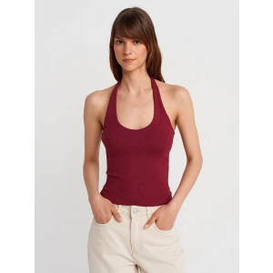 HALTER YAKA MÜRDÜM BLUZ