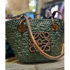 HASIR DERİ ASKILI İTHAL ÇANTA