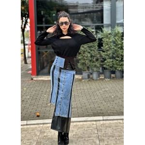 JEAN VE KOT DETAY TASARIM ETEK