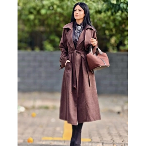 KIRÇILLI TRENCHCOAT KAŞE