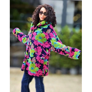 KÜRKLÜ KEÇE KABAN ÇOK RENKLİ