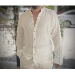 MÜSLİN OVERSİZE GÖMLEK