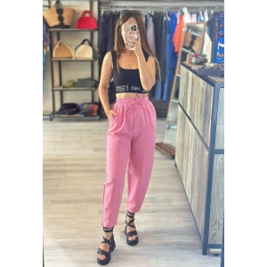 PEMBE ŞALVAR PANTOLON