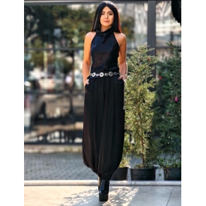 SATEN PAÇA PENSLİ ŞALVAR PANTOLON