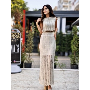 SİMLİ TRİKO TAKIM EKRU