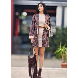 TAŞ RENGİ SÜET ETEK