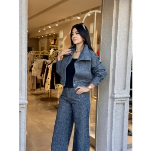 TAŞLI TASARIM JEAN CEKET ITS