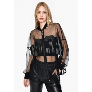 TÜL DERİ DETAY TASARIM CEKET