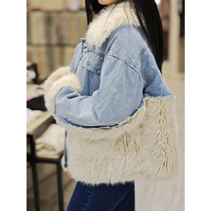 KÜRK DETAY KOT CEKET