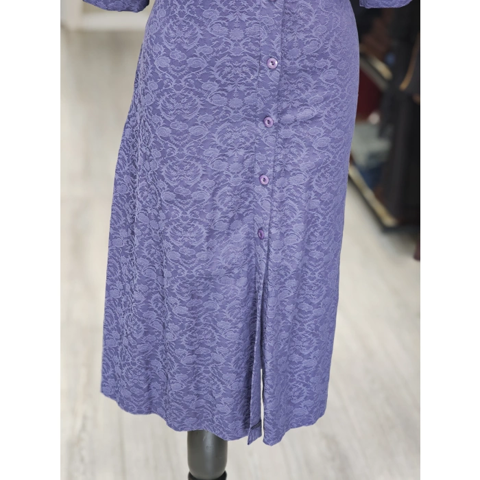 LACİVERT GÖMLEK ELBİSE